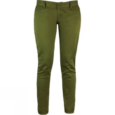 Pantalones Brakeburn Drifter Chino Mujer Kaki - Chile CME026837